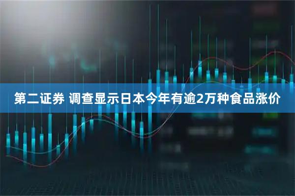 第二证券 调查显示日本今年有逾2万种食品涨价