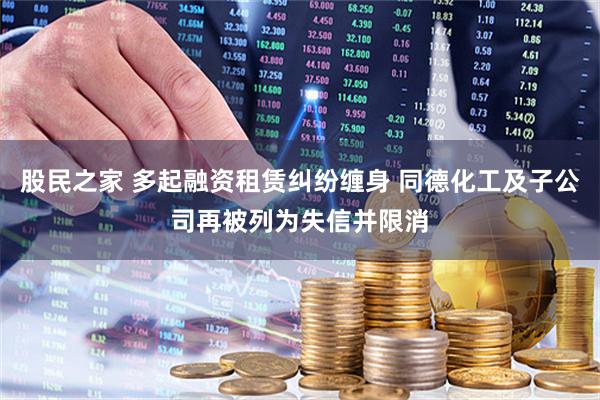 股民之家 多起融资租赁纠纷缠身 同德化工及子公司再被列为失信并限消